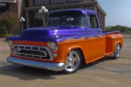 custom 1955 Chevrolet truck - truck, vintage, classic, custom, chevy