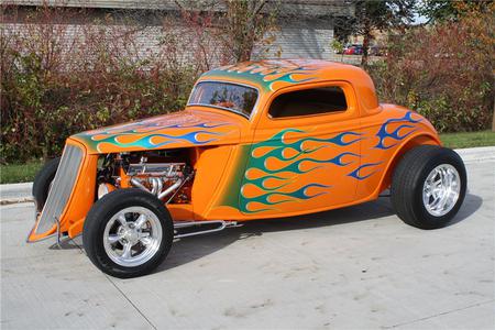 1933 Ford Hot Rod Coupe - ford, vintage, classic, hot rod coupe