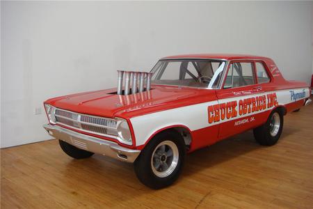 1965 Plymouth Belvedere Super Stock drag car