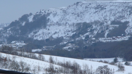 snow view - snow, winter, mountain, view