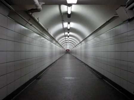 Tunnel - deep, tunnel, white, light