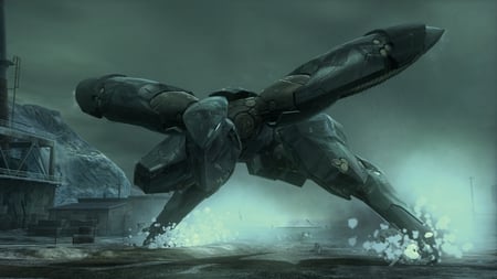 Metal Gear Ray from MGS4 - guns of the patriots, ray, metal gear, liquid ocelot