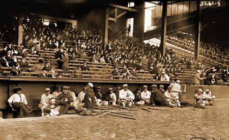 baseball - baseball, stadium, bat, players