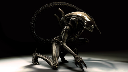 Alien - movie, scifi, 3d, alien