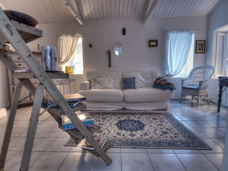 Lakka Greece - white, furniture, blue, room, island, house, greece, lakka