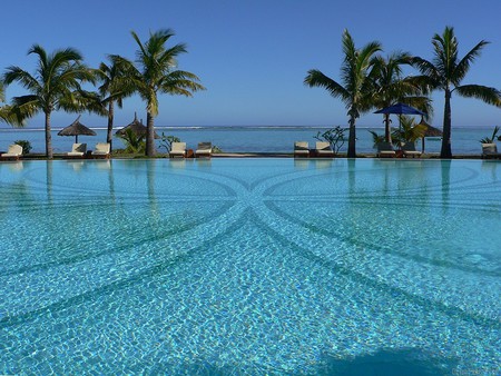 clear water - big pool - nature, water, pool, blue