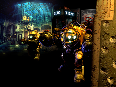 Joined forces - bioshock, big, two, daddy