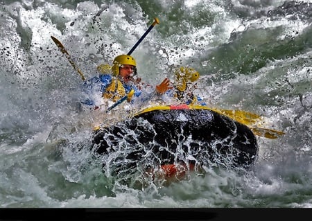 Waterworld - river, challenge, water, boat