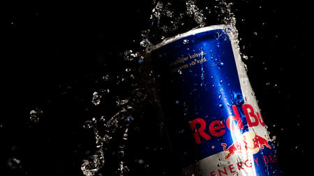 Red Bull - red, energy, drink, bull