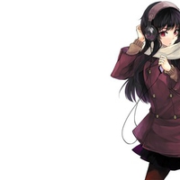 Anime Girl with Headphones