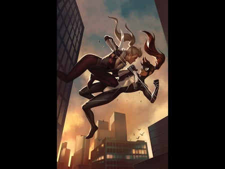 Spider Girl - girl, fantasy, comic, spider