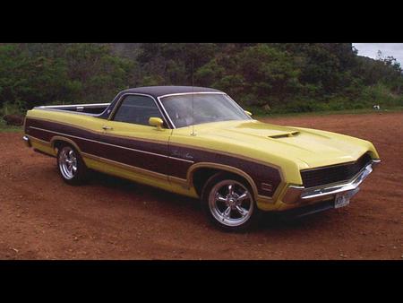 Ranchero - truck, ford, yellow, ranchero