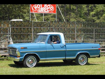 Pickup - ford, pickup, blue, truck