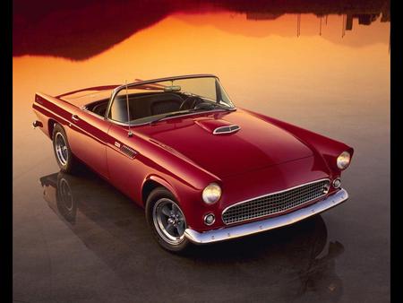 Thunderbird - red, ford, car, tbird, thunderbird