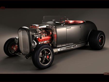 Hot Rod - hot, custom, rod, car