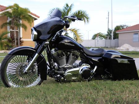 Low - low, black, bike, motorcycle