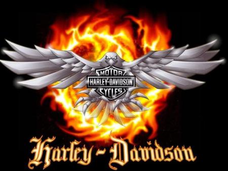 Harley - logo, fire, harley, wings, davidson