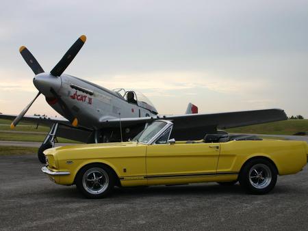 Mustang - ford, yellow, mustang, car