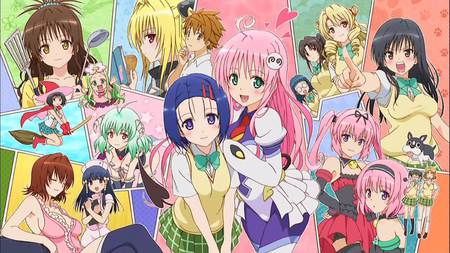 Motto To Love Ru - Final - anime girls, sirenji, lala, pink hair, to love ru, final, haruna, kawaii, motto to love ru, deviluke, school girl, breast