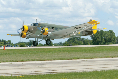 Junkers JU52 - luftwaffe, germany, ww2, transport, war, junkers ju52