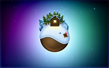 Xmas Holiday Wallpaper - holiday, xmas, christmas, snow