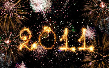 Happy New Year - 2011 - happy new year, holidays, firework, 2011