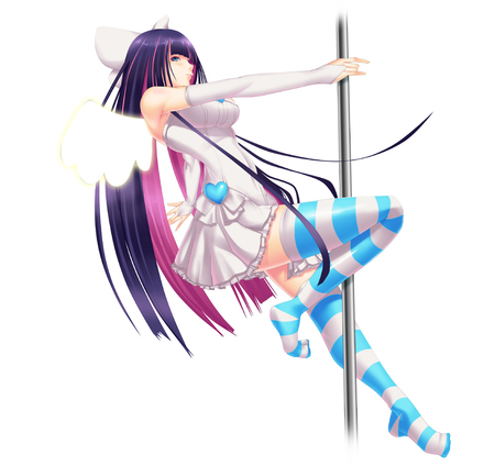 Stocking - beauty, sexy, thigh highs, hot, angel, wings, anime girl, beautiful, stocking, cute