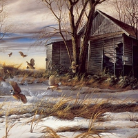 Broken convey, painting by Terry Redlin