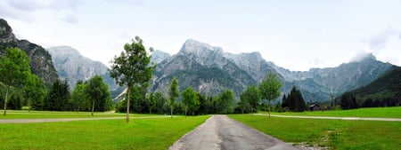 Alp Panorama - alp, nature, mountains, landscape