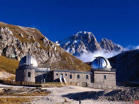 Observatory-of-Campo-Imperatore-Gran-Sasso - beautiful, wind, mountain, observatory