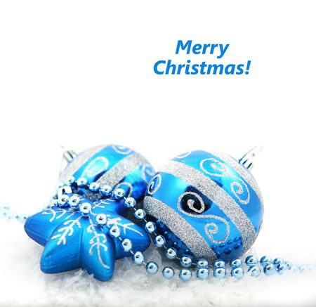 Merry Christmas - blue, ball, balls, photography, garland, holidays, lovely, christmas, new year, cute, candles, decorations