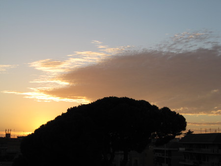 Sunset in Rome - clouds, sunset, rome, sky