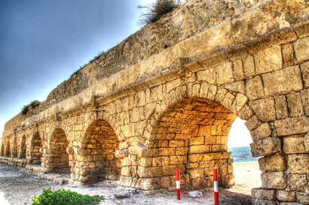 Cesarea Aquaduct - aquaduct, ancient, architecture, cesarea