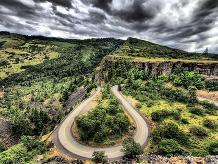 Rowena Loops - loops, landscape, nature, rowena