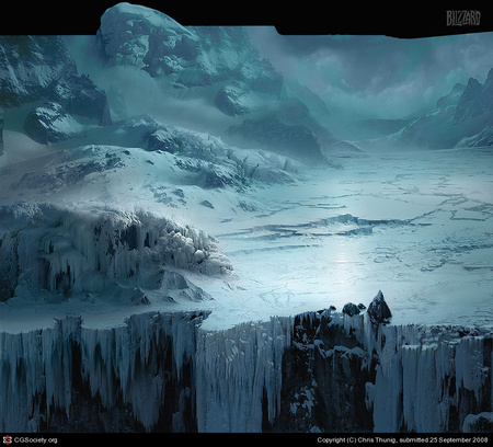 World of Warcraft - winter, ice, mountain, snow