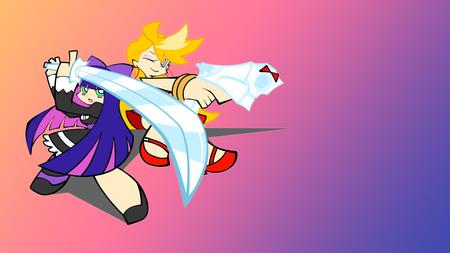 Panty and Stocking with Garterbelt - panty and stocking with garterbelt, gun, beautiful, hot, sword, beauty, blade, beauties, cute, panty, stocking, anime girls, sexy