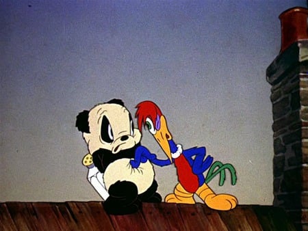 Woody Woodpecker and Andy Panda - cartoon, woody woodpecker, funny, cute, tv, andy panda