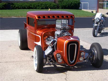 1933 Ford custom truck - truck, classic, street rod, ford, custom