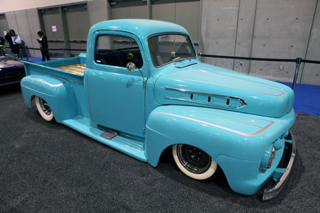 1952 Ford F-1 custom truck - custom, truck, classic, ford, low