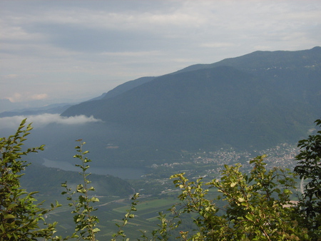 Reach to heaven - mountains, sky, trees, clouds