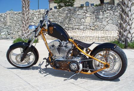 golden dragon - motorcycles, harley davidson, bikes, choppers