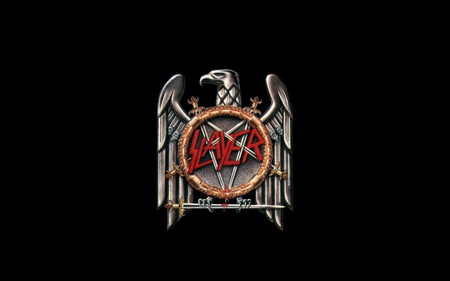 Slayer - black, logo, thrash metal, heavy metal, slayer