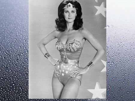 Lynda Carter - black, white, woman, wonder