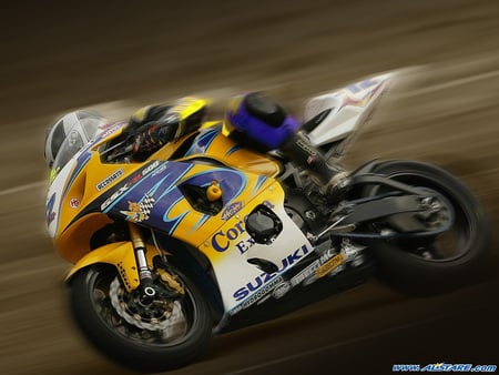 Zoom - fast, bike, racing, blur