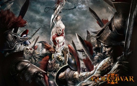 god of war 3 - fight, god of war 3 kratos