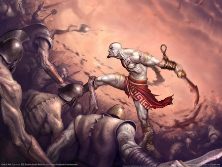 god of war 2 - god of war 2 kratos, fight