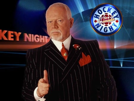 Hockey Night In Canada- Don Cherry Coaches Corner - sports, ice hockey, canada, hockey night in canada, don cherry, hockey