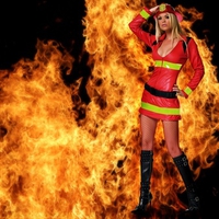 sexy girl fireman