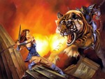 Tiger and Princess Warrior