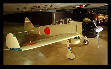 Mitsubishi Zero - aircraft, ww2, vintage, museum, military